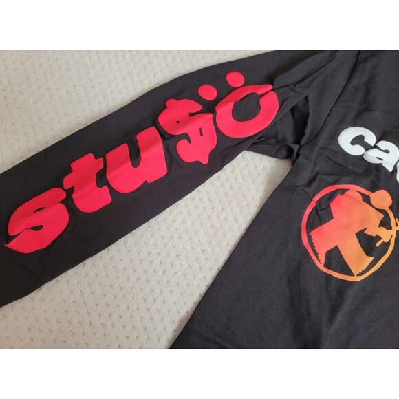 NWT STUSSY Cactus Plant Flea Market CPFM Black Long Sleeve T-Shirt AUTHENTIC, L - Picture 7 of 8